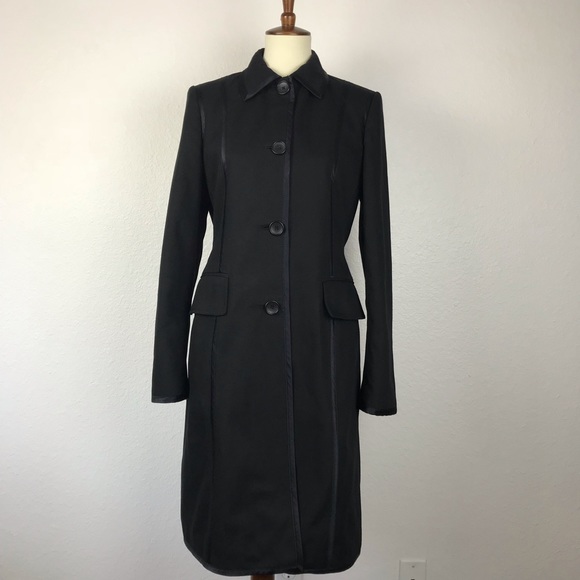 Banana Republic Jackets & Blazers - Banana Republic Satin Trim Coat JKT208